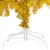 Produktbild 4 för Plastgran med LED och julgranskulor guld 120 cm PET