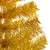 Produktbild 5 för Plastgran med LED och julgranskulor guld 120 cm PET