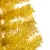 Produktbild 5 för Plastgran med LED och julgranskulor guld 210 cm PET 