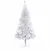 Produktbild 2 för Plastgran med LED och julgranskulor silver 120 cm PET