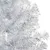 Produktbild 4 för Plastgran med LED och julgranskulor silver 120 cm PET