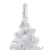 Produktbild 3 för Plastgran med LED och julgranskulor silver 150 cm PET 