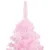 Produktbild 3 för Belyst plastgran med kulor rosa 120 cm PVC