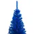 Produktbild 3 för Plastgran med LED och julgranskulor blå 150 cm PVC 