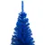 Produktbild 2 för Plastgran med LED och julgranskulor blå 240 cm PVC 