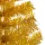 Produktbild 3 för Plastgran med LED och julgranskulor guld 120 cm PET