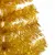 Produktbild 2 för Plastgran med LED och julgranskulor guld 150 cm PET 