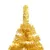 Produktbild 3 för Plastgran med LED och julgranskulor guld 150 cm PET 