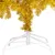 Produktbild 4 för Plastgran med LED och julgranskulor guld 150 cm PET 