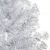 Produktbild 3 för Belyst plastgran med kulor silver 120 cm PET