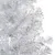 Produktbild 2 för Belyst plastgran med kulor silver 240 cm PET