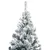 Produktbild 3 för Belyst plastgran med snö grön 300 cm PVC