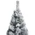 Produktbild 3 för Belyst plastgran slimmad med snö grön 120 cm PVC
