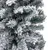 Produktbild 4 för Belyst plastgran slimmad med snö grön 150 cm PVC
