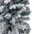 Produktbild 5 för Belyst plastgran slimmad med snö grön 180 cm PVC