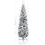 Produktbild 9 för Belyst plastgran slimmad med snö grön 180 cm PVC