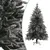 Produktbild 2 för Belyst plastgran med snö 120 cm PVC&PE