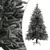 Produktbild 2 för Belyst plastgran med snö 240 cm PVC&PE