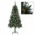 Produktbild 2 för Plastgran med LED och julgranskulor 150 cm