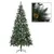 Produktbild 2 för Plastgran med LED och julgranskulor 210 cm