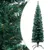 Produktbild 2 för Smal plastgran med LED och julgranskulor grön 240 cm