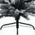 Produktbild 4 för Smal plastgran med LED och julgranskulor grön 120 cm PVC