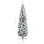 Produktbild 12 för Smal plastgran med LED och julgranskulor grön 180 cm