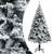 Produktbild 2 för Plastgran med LED och julgranskulor grön 210 cm PVC