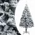 Produktbild 2 för Plastgran med LED och julgranskulor och snö grön 400 cm