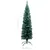 Produktbild 11 för Smal plastgran med LED och julgranskulor grön 120 cm