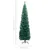 Produktbild 11 för Smal plastgran med LED och julgranskulor grön 180 cm