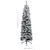 Produktbild 11 för Smal plastgran med LED och julgranskulor och snö grön 120 cm