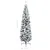 Produktbild 11 för Smal plastgran med LED och julgranskulor grön 180 cm
