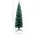 Produktbild 12 för Smal plastgran med LED och julgranskulor grön 120 cm