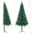 Produktbild 9 för Belyst plastgran för hörn grön 120 cm PVC