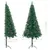 Produktbild 9 för Belyst plastgran för hörn grön 150 cm PVC