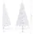 Produktbild 9 för Belyst plastgran för hörn vit 210 cm PVC