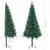 Produktbild 12 för Plastgran för hörn med LED och julgranskulor grön 120 cm PVC