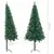 Produktbild 12 för Plastgran för hörn med LED och julgranskulor grön 180 cm PVC