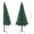 Produktbild 12 för Plastgran för hörn med LED och julgranskulor grön 210 cm PVC
