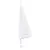 Produktbild 2 för Plastgran för hörn med LED och julgranskulor vit 150 cm PVC 