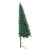 Produktbild 3 för Plastgran för hörn med LED och julgranskulor grön 120 cm PVC