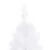 Produktbild 4 för Plastgran för hörn med LED och julgranskulor vit 180 cm PVC