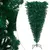 Produktbild 2 för Uppochnedvänd plastgran med LED och julgranskulor 120 cm