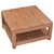 Produktbild 3 för Soffbord 68x67x35 cm massiv teak