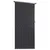 Produktbild 5 för Trädgårdsskjul antracit 118,5x97x209,5 cm galvaniserat stål