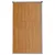 Produktbild 5 för Trädgårdsskjul brun 161x89x161 cm galvaniserat stål