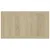 Produktbild 6 för Vägghylla vit och sonoma-ek 102x30x17cm konstruerat trä