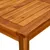 Produktbild 6 för Trädgårdsbord 45x45x36 cm massivt akaciaträ