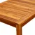 Produktbild 5 för Trädgårdsbord 110x60x45 cm massivt akaciaträ